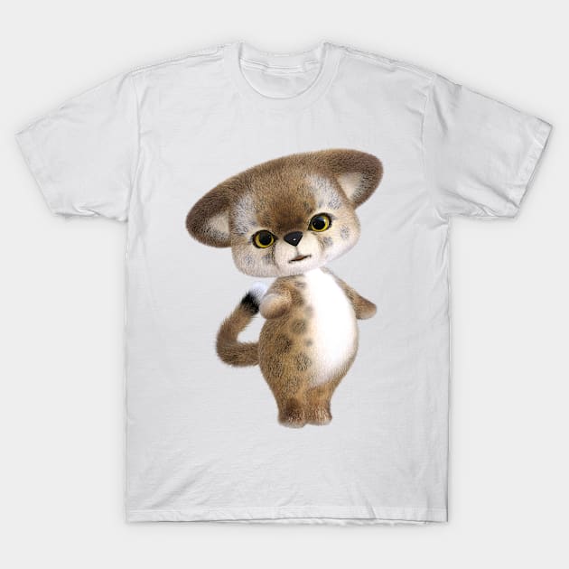 3D rendering of an adorable cheetah T-Shirt by Carlosr1946